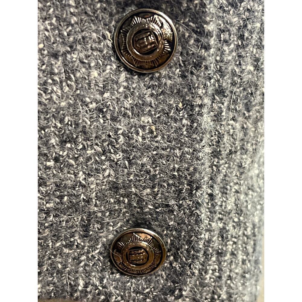 Vintage Lauren Cole Gray Silk Blend Women's Knit Vest Sleeveless Sweater Size M - Picture 3 of 5